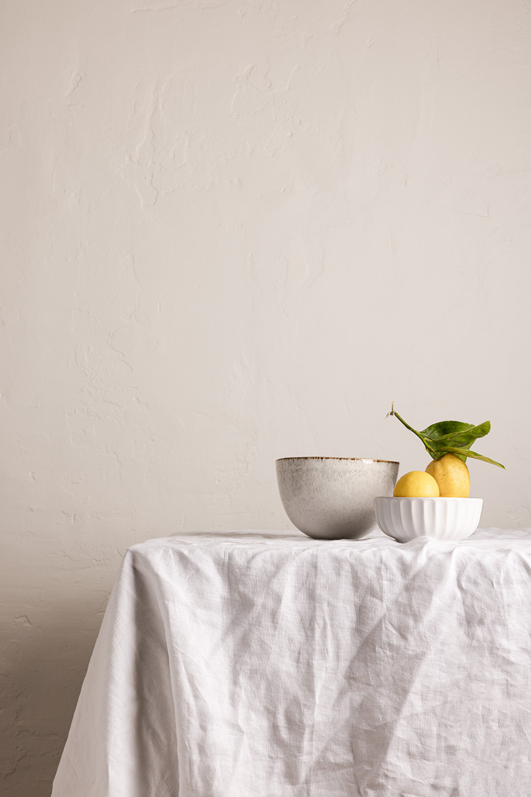 Organic Linen Table Cloth - White– Kindor Organic Homeware